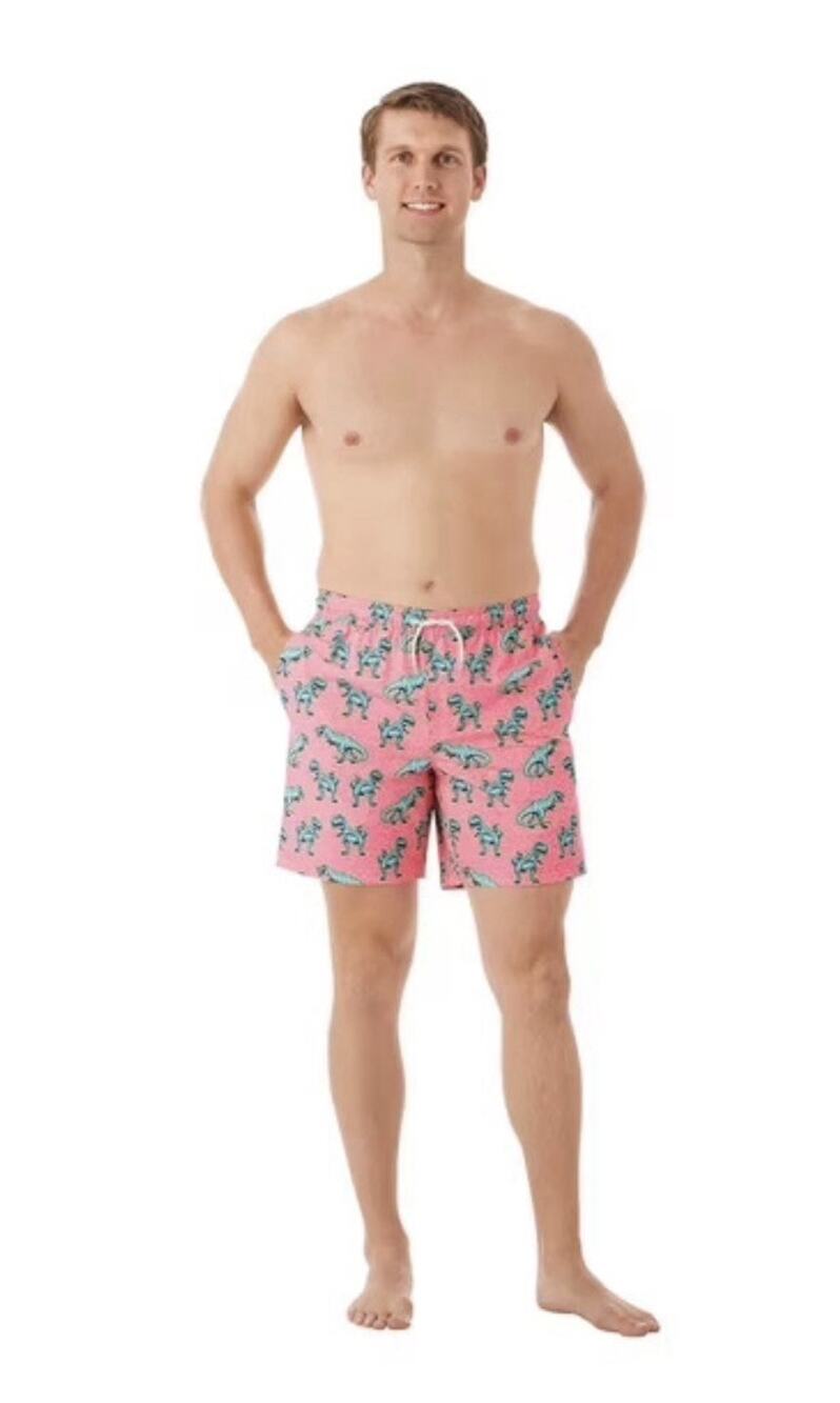 Member's Mark Mens Resort Swim Trunk, Performance Boxer Brief Liner